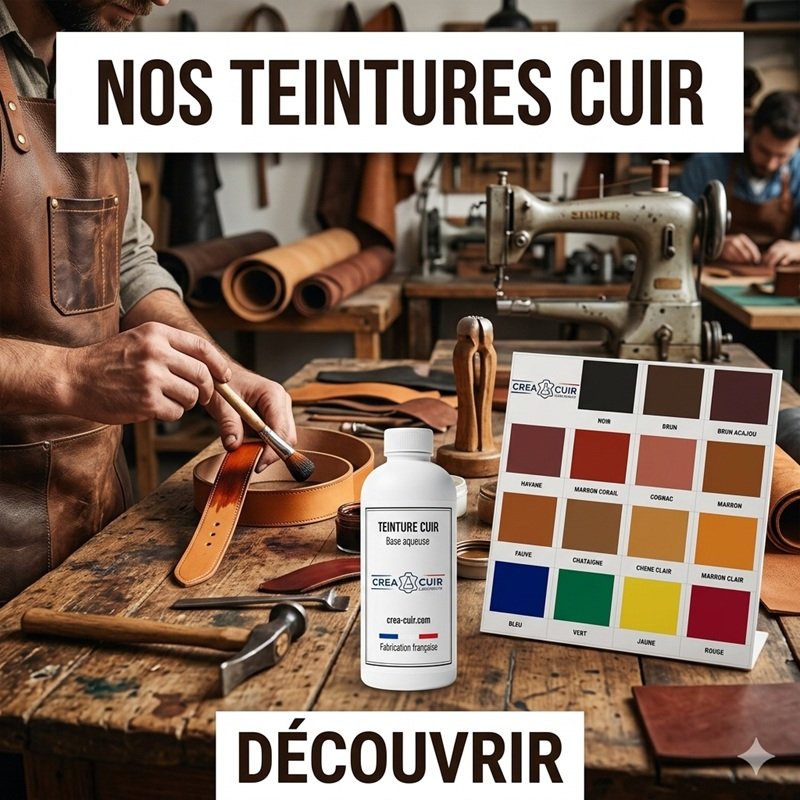 Teinture pour cuir base aqueuse
